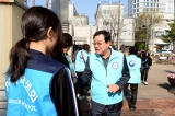 등굣길 청소년 선도 캠페인 대표이미지